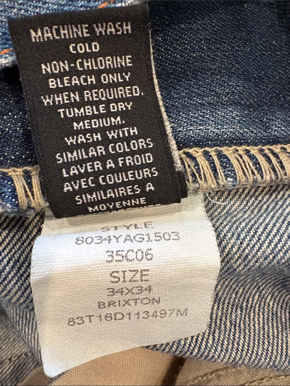 Polo Ralph Lauren RL Polo Jeans Co Brixton Loose Fit Straight Leg Jeans 34x34